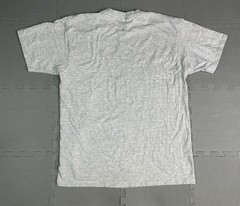 Vintage 90s T-shirt Pluma Heavyweight Cotton Heather Gray Large