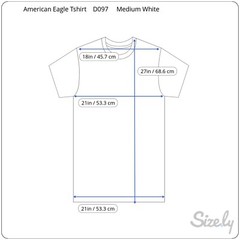 Good Times With Bad Girls American Eagle Mens Graphic Tshirt Medium White