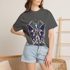Alien Moth Astronaut Graphic T-Shirt