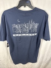TravisMathew Men’s Skydive NY State Graphic Golf T-Shirt Size Large