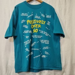 VTG Single Stitch XL Hanes Heavyweight 50/50 Men’s Funny Graphic Crew Neck Tee