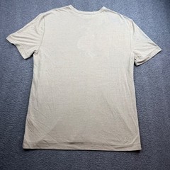 Banana Republic T-Shirt Men’s L Tall Beige Linen Blend Short Sleeve Crewneck Tee