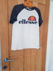 Ellesse T Shirt Size S 38″ Chest Slight Peeling Of Logo As Shown