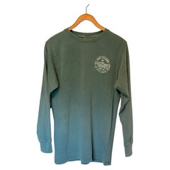 Oak Island Beach Life Green L/S T-Shirt Men’s S Stay Salty