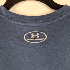 Under Armour Shirt Men’s Navy Blue UA Freedom Flag Big Logo USA sz Medium NWT