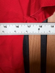 COS T Shirt Small Mens Red Textured Fabric Athletic Short Sleeve Tee