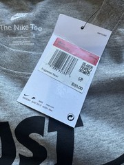 Nike Sportwear Just Do It Graphic T-Shirt Dark Grey Heather AR5006-063 Large New