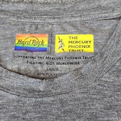 Hard Rock Cafe New York Shirt Mens Large Gray Rainbow Pride Mercury Graphic Tee