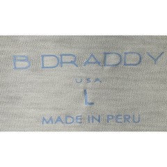 NEW B. Draddy Pima Cotton T-Shirt Mens Large White Boca Rio Golf Club Pocket Tee