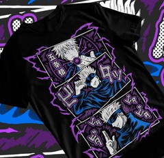 Anime Gojo Satoru Jujutsu Kaisen Sukuna Black T Shirt Size S – 5XL