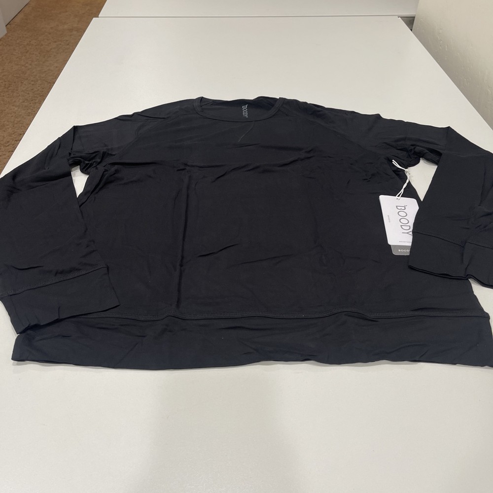 Boody Men’s Long Sleeve Sleep Tee Black M