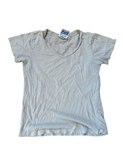 Jungmaven tan Vneck Tshirt XS organic cotton and hemp