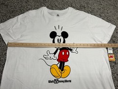 NEW Walt Disney World Shirt Adult XXL 2XL White Mickey Mouse Black Red Parks WDW