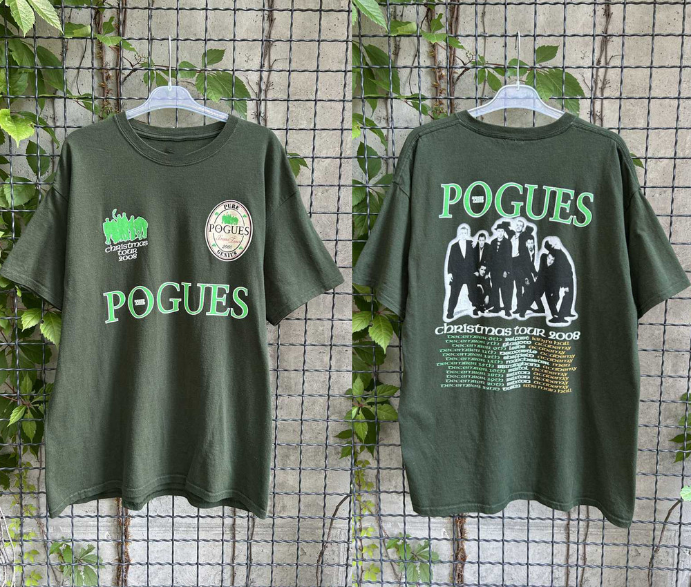 The Pogues Rock Band Music Tour 2sides T-shirt S to 5XL UR509
