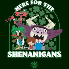 Men’s Foster’s Home for Imaginary Friends Here for the Shenanigans T-Shirt
