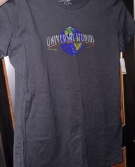 Universal Studios Sequins Earth T-Shirt Size L NWT Rare Find!!
