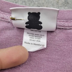 Teddy Fresh Shirt Mens Large Purple Long Sleeve Teddy Bear Graphic Tee 2020