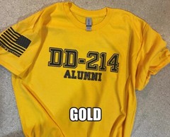 DD-214 Alumni T Shirt From American Warrior Veteran T Shirt with Flag 114