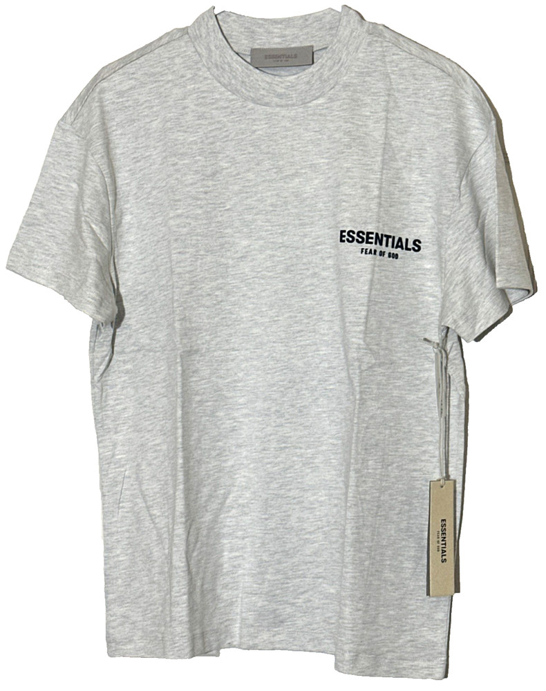 Essentials Fear Of God Short Sleeve T-shirt Light Oatmeal Men’s Size XXSmall
