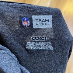 Nfl Team Apparel “Raiders Football” Men’s Gray Logo T-Shirt Size Xl Sportswear