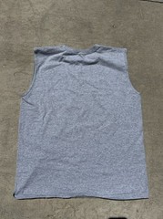 Caribbean Side Men’s Gray Cotton Knit Sleeveless Cabo San Lucas Logo T-Shirt L