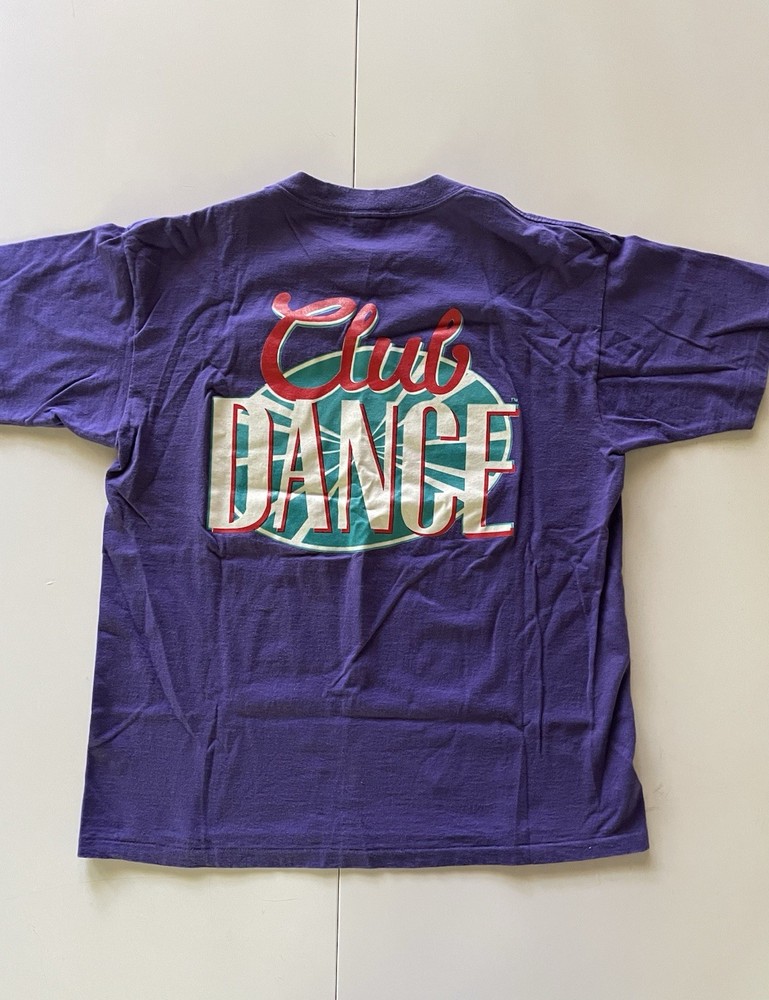 Large Vintage 90’s Double-Sided “Club Dance” Single Seam T-Shirt