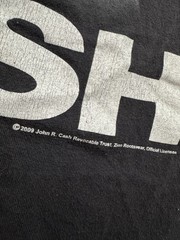 Johnny Cash Zion Rootswear 2009 Middle Finger Graphic T‑Shirt Medium Black