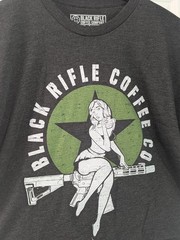 BRCC Black Rifle Coffee Company Bomber Girl T Shirt Black Men’s Size 3XL New