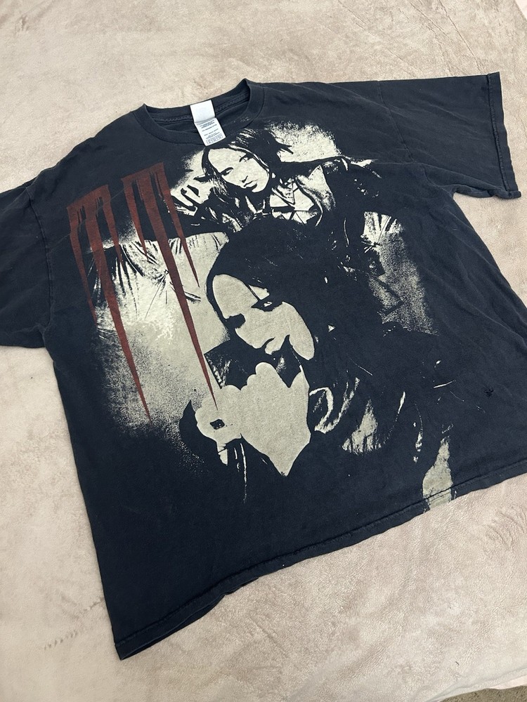 Vintage Marilyn Manson Eat Me Drink Me Double Sided Delta Pro Weight T-Shirt XL