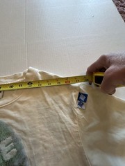 Fide Unisex Sz Small Baby Shark T-shirt Graphic Tee Cotton Ivory Tiedye Babycore