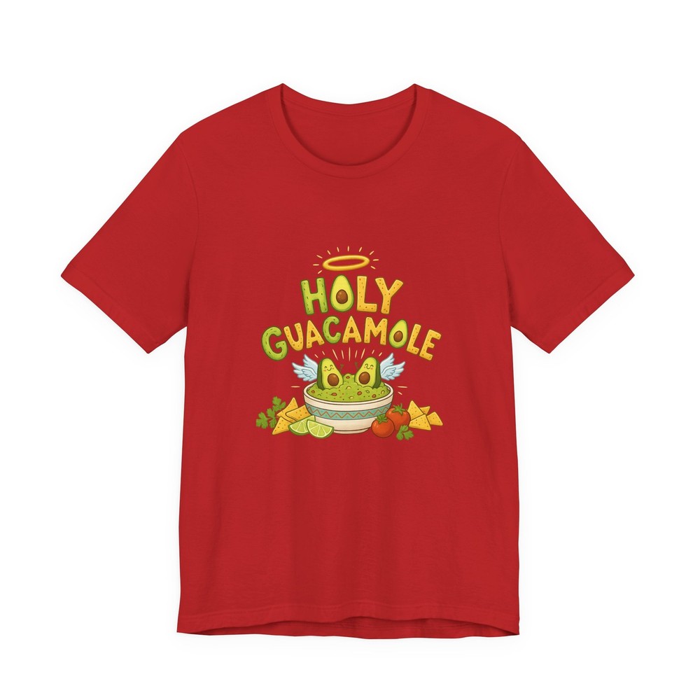 Holy Guacamole T-Shirt Funny Avocado Graphic Tee Men Women Food Pun Gift S-3XL