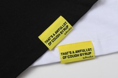 S-M-L-XL THAT’S A AWFUL LOT OF COUGH SYRUP T-shirt White / Black