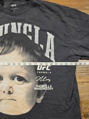 HASBULLA YOUNGLA UFC™ FIGHTER TEES – XL – uni- sex rare vintage shirt euc Boxy