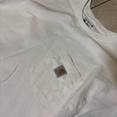 Carhartt Force Men’s White Relaxed Fit Short Sleeve Pocket T-Shirt Size L