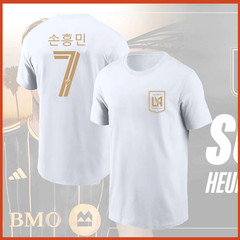 SALE OFF – 2025 Son Heung #7 Min LAFC Kanji Name and Number Player T Shirt
