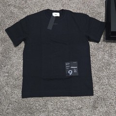 9dcc ITERATION-01 Men’s Heavyweight Cotton Jersey Crew Neck T-Shirt Black L