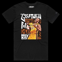 VOICEART Kobe Bryant Greatness Premium T-Shirt Black Mamba Sports Graphic