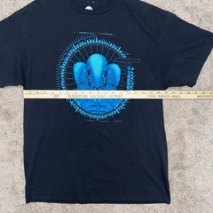 West World Synthetic Drone Robot Heads T-Shirt Large Black HBO TV Sci-Fi Mystery