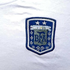 B90 Pro Athletic Soccer T-Shirt White Blue Graphic Tee Men’s Size M