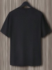 Camiseta de verano holgada, cómoda y ajustada, 100 % algodón, para hombre