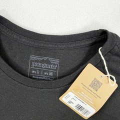 Patagonia Responsibili-Tee Tshirt Size M Mens Black Fitz Roy Icon 37665 NEW