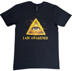 DTF Custom Made – I AM AWAKENED Short Sleeve T-Shirt – Black SML
