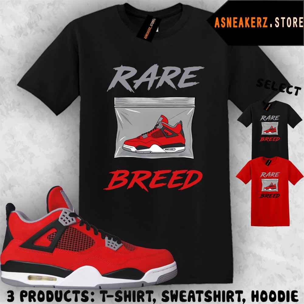 Tee Shirt Matching AJ 4 Toro Bravo 2026 To Match Sneaker Rare Breed T-Shirt