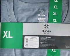 Hurley Men’s 2-Pack Graphic Logo 100% Cotton Knit Classic Fit Crew Tee XL Blue!