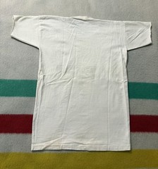Vintage 30s 40s Paneled White Blank Tee Jersey All 100% Cotton 20.5×30 Very Rare