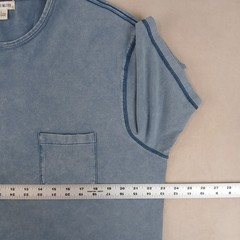 32 Bar Blues Large Mens T Shirt Pocket Stretch Boxy 23×28