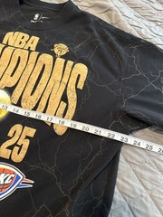 Limited Edition Nike OKC Thunder 2025 NBA Championship Locker Room Shirt XL