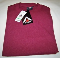 Heavy Duty Thermal Tee Shirt (med. burgundy)