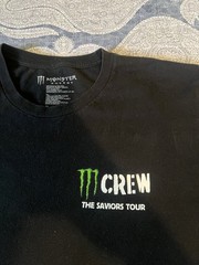 Monster Energy Green Day (The Saviors Tour Men’s Black T-shirt Graphic Print XL
