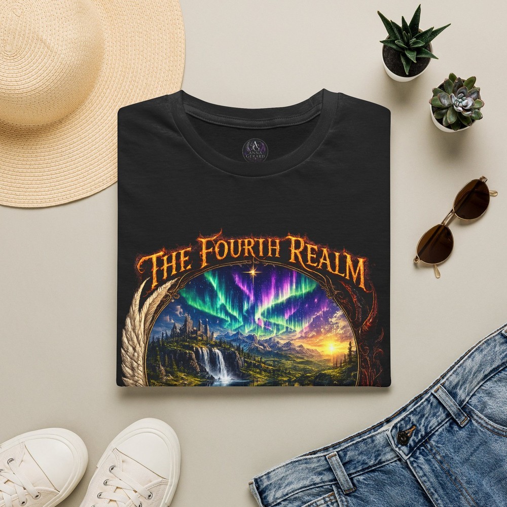 The Fourth Realm T-Shirt | Fantasy Aurora Landscape